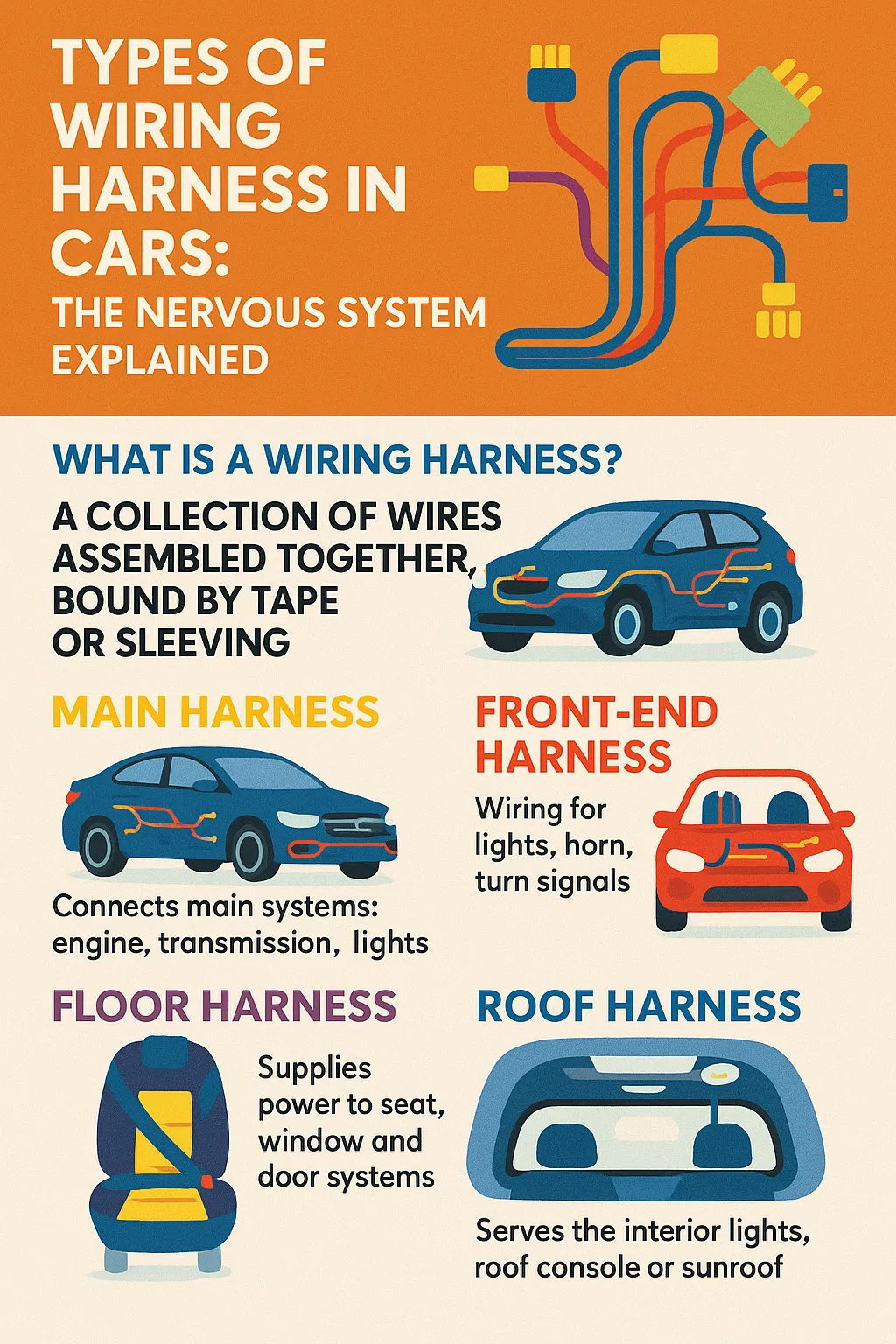 Types of Wiring Harness in Cars: The Nervous System Explained